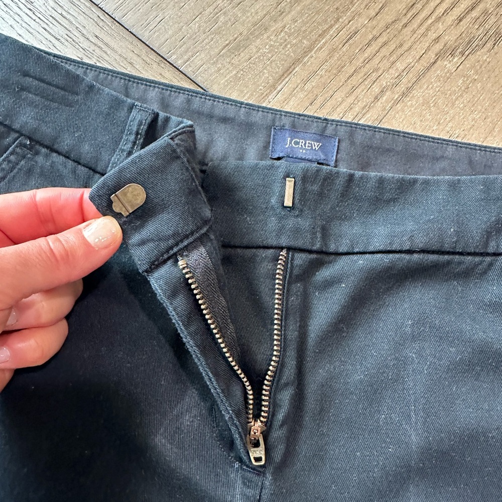 J. Crew Black Chino Shorts Size 4 - Picture 5 of 10